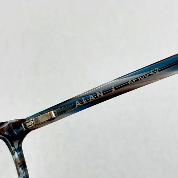 NWT Alan J Glasses AJ-150 with Case and Lens Cloth - Picture 8 of 9